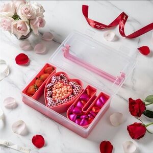 Valentines I HEART YOU Snackle Box Cook Color Pink Target